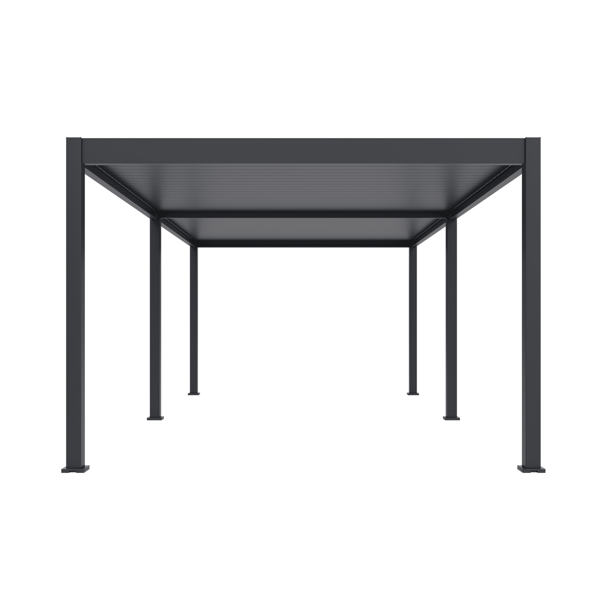 Orion Deluxe vrijstaand lamellen overkapping 360x720 cm elektrisch - Antraciet