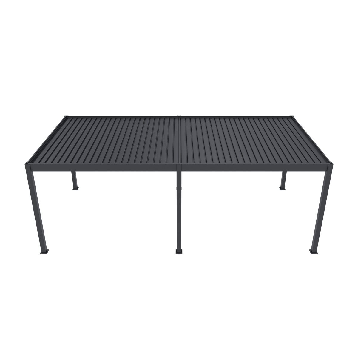 Orion Deluxe vrijstaand lamellen overkapping 360x720 cm elektrisch - Antraciet