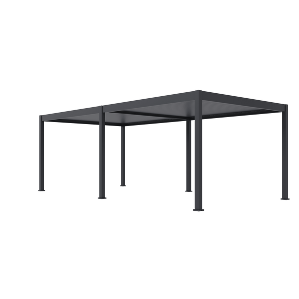 Orion Deluxe vrijstaand lamellen overkapping 360x720 cm elektrisch - Antraciet