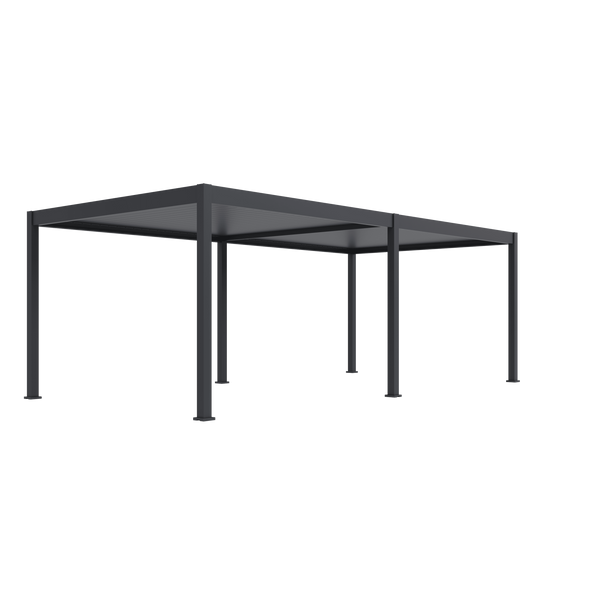 Orion Deluxe vrijstaand lamellen overkapping 360x720 cm elektrisch - Antraciet