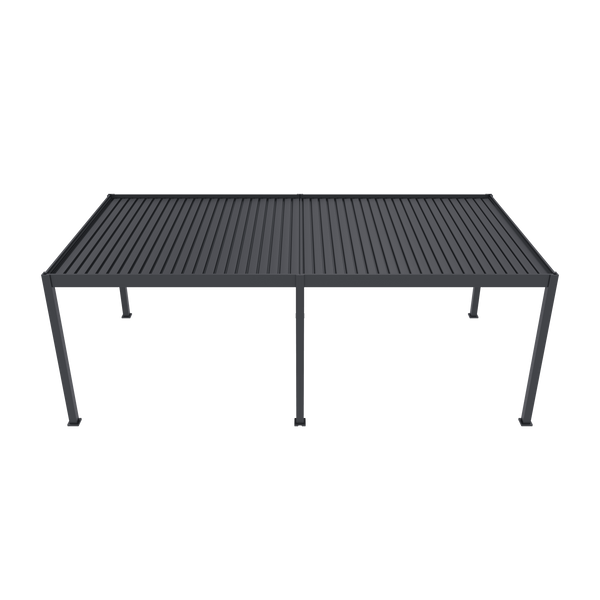 Orion Deluxe vrijstaand lamellen overkapping 360x720 cm elektrisch - Antraciet