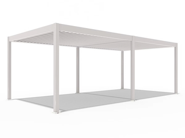 Orion Deluxe vrijstaand lamellen overkapping 360x720 cm elektrisch - Zand