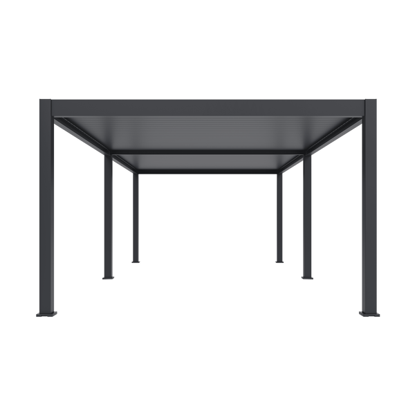 Orion Premium vrijstaand lamellen overkapping 400x800 cm handmatig - Antraciet