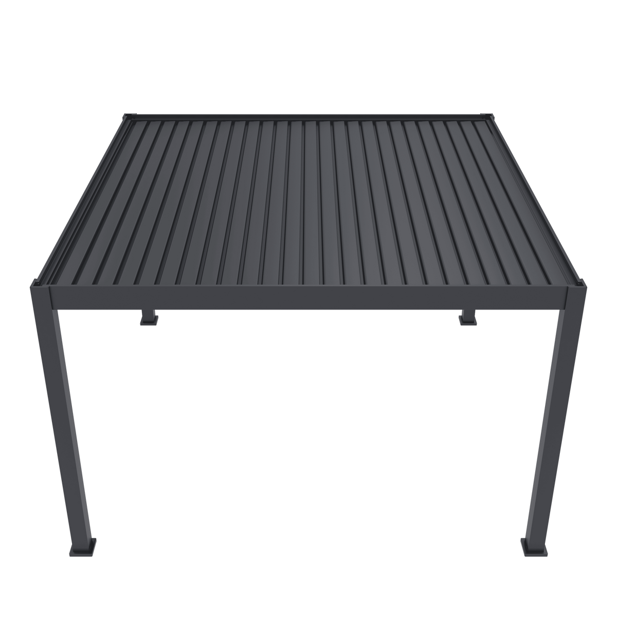 Orion Premium vrijstaand lamellen overkapping 300x400 cm elektrisch - Antraciet