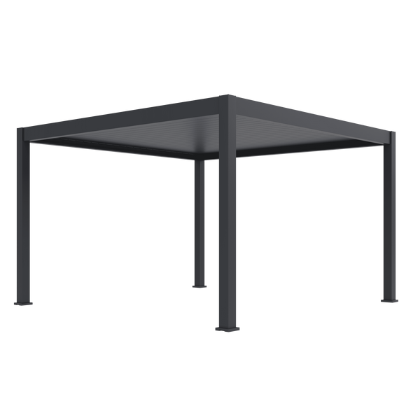 Orion Premium vrijstaand lamellen overkapping 300x400 cm elektrisch - Antraciet