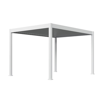 Orion Premium vrijstaand lamellen overkapping 300x400 cm elektrisch - Wit