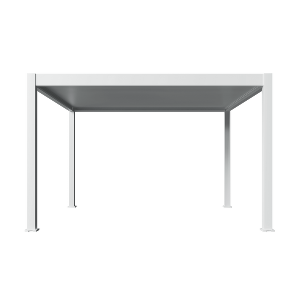 Orion Premium vrijstaand lamellen overkapping 400x400 cm elektrisch - Wit