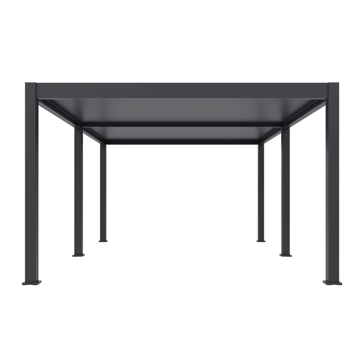 Orion Premium vrijstaand lamellen overkapping 400x600 cm elektrisch - Antraciet