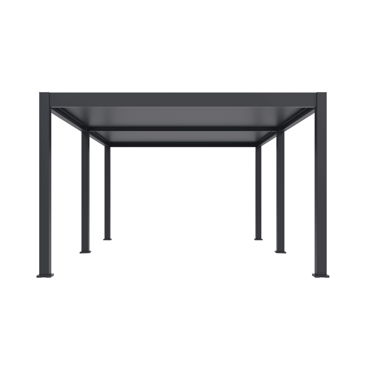 Orion Premium vrijstaand lamellen overkapping 400x600 cm elektrisch - Antraciet