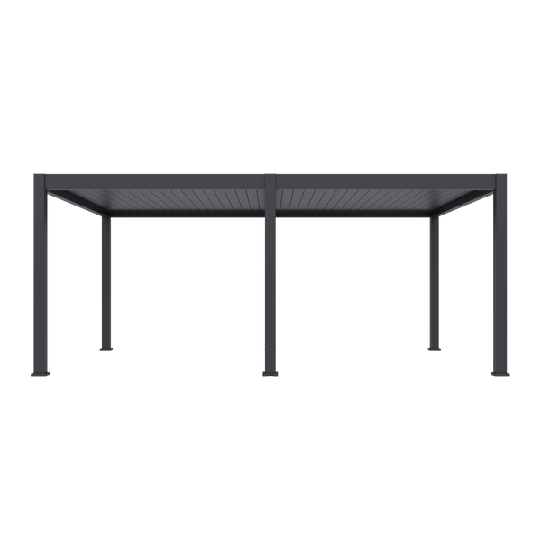 Orion Premium vrijstaand lamellen overkapping 400x600 cm elektrisch - Antraciet