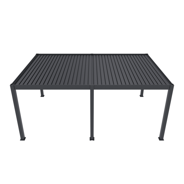 Orion Premium vrijstaand lamellen overkapping 400x600 cm elektrisch - Antraciet