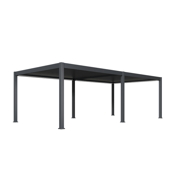 Orion Premium vrijstaand lamellen overkapping 400x800 cm elektrisch - Antraciet