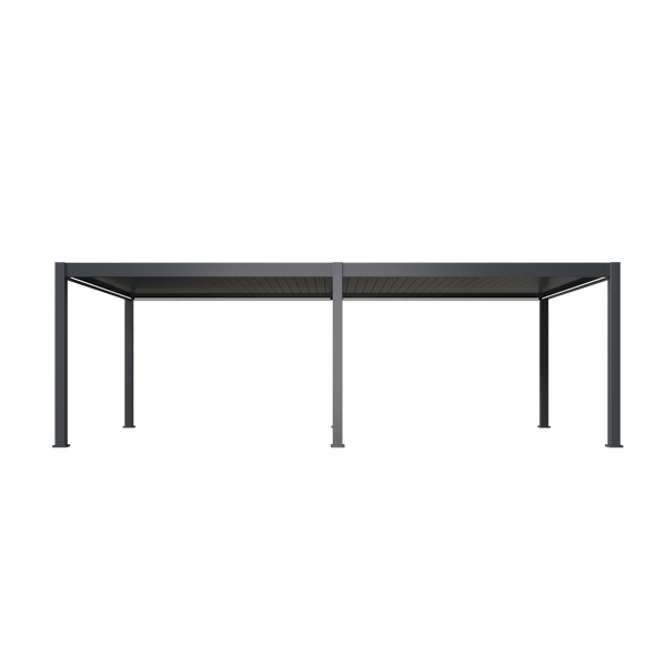 Orion Premium vrijstaand lamellen overkapping 400x800 cm elektrisch - Antraciet