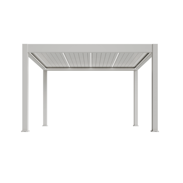 Orion Prestige vrijstaand lamellen overkapping 360x360 cm elektrisch - Wit