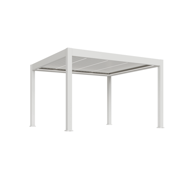 Orion Prestige vrijstaand lamellen overkapping 360x360 cm elektrisch - Wit