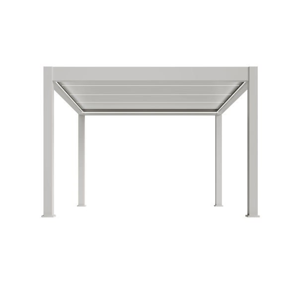 Orion Prestige vrijstaand lamellen overkapping 360x360 cm elektrisch - Wit