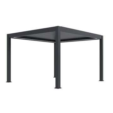 Orion Prestige vrijstaand lamellen overkapping 360x400 cm elektrisch - Antraciet