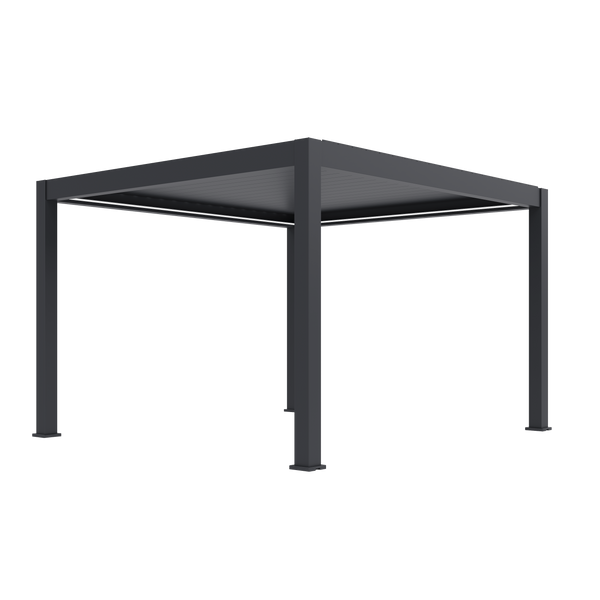 Orion Prestige vrijstaand lamellen overkapping 360x400 cm elektrisch - Antraciet