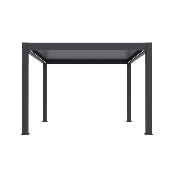 Orion Prestige vrijstaand lamellen overkapping 360x400 cm elektrisch - Antraciet