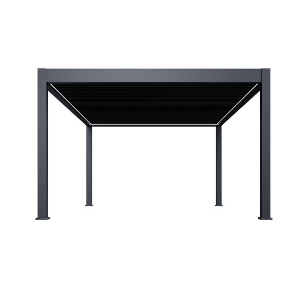 Orion Prestige vrijstaand lamellen overkapping 360x530 cm elektrisch - Antraciet