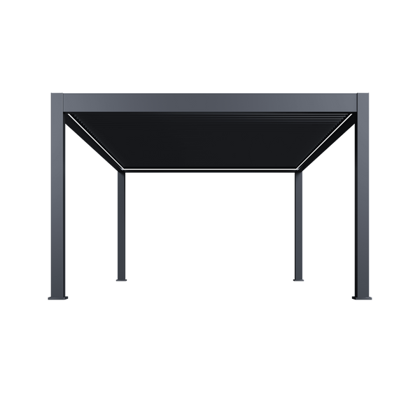 Orion Prestige vrijstaand lamellen overkapping 360x530 cm elektrisch - Antraciet