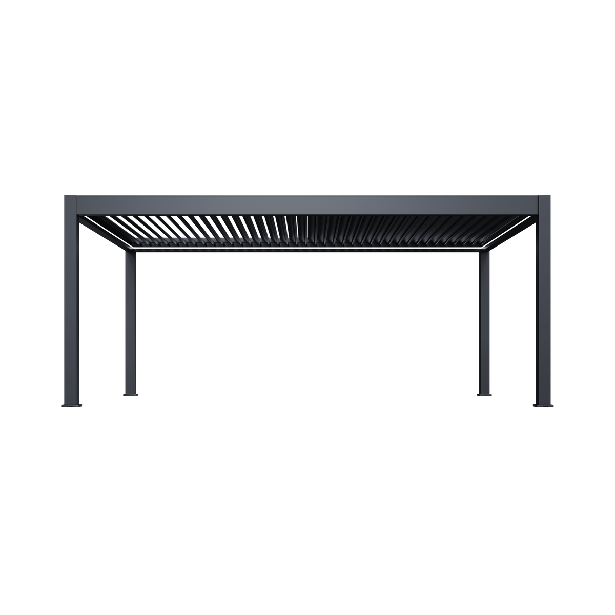 Orion Prestige vrijstaand lamellen overkapping 360x600 cm elektrisch - Antraciet