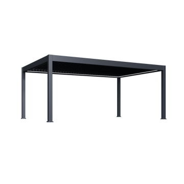 Orion Prestige vrijstaand lamellen overkapping 360x600 cm elektrisch - Antraciet