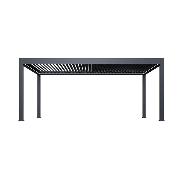 Orion Prestige vrijstaand lamellen overkapping 360x600 cm elektrisch - Antraciet