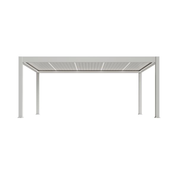 Orion Prestige vrijstaand lamellen overkapping 360x600 cm elektrisch - Wit