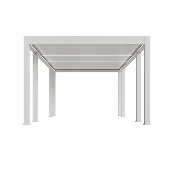 Orion Prestige vrijstaand lamellen overkapping 360x657 cm elektrisch - Wit