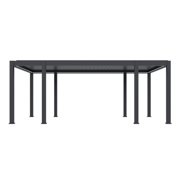 Orion Prestige vrijstaand lamellen overkapping 360x657 cm elektrisch - Antraciet