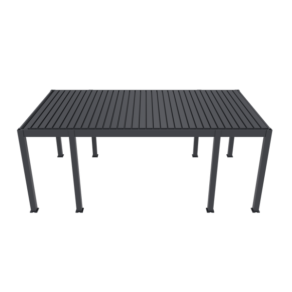 Orion Prestige vrijstaand lamellen overkapping 360x657 cm elektrisch - Antraciet