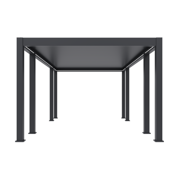 Orion Prestige vrijstaand lamellen overkapping 360x657 cm elektrisch - Antraciet