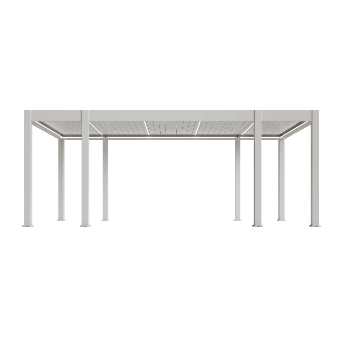 Orion Prestige vrijstaand lamellen overkapping 360x657  cm elektrisch - Wit