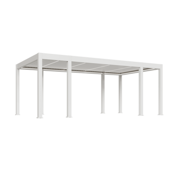 Orion Prestige vrijstaand lamellen overkapping 360x657  cm elektrisch - Wit