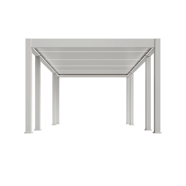 Orion Prestige vrijstaand lamellen overkapping 360x657  cm elektrisch - Wit