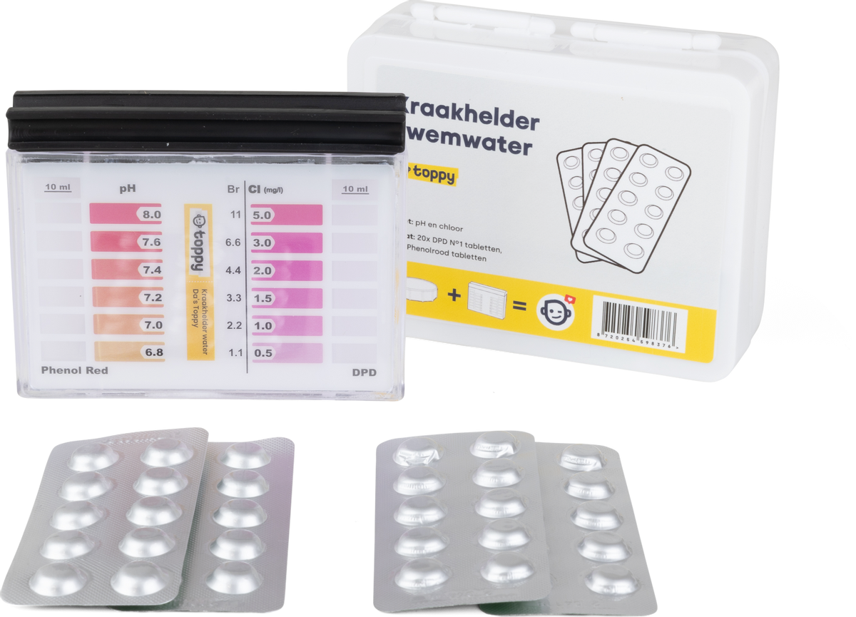 Toppy Helder Water startset opzetzwembaden zout tot 50m3