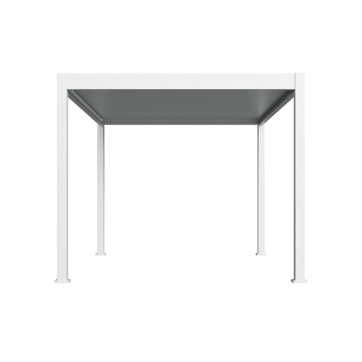 Orion Deluxe vrijstaand lamellen overkapping 300x400 cm handmatig - Wit