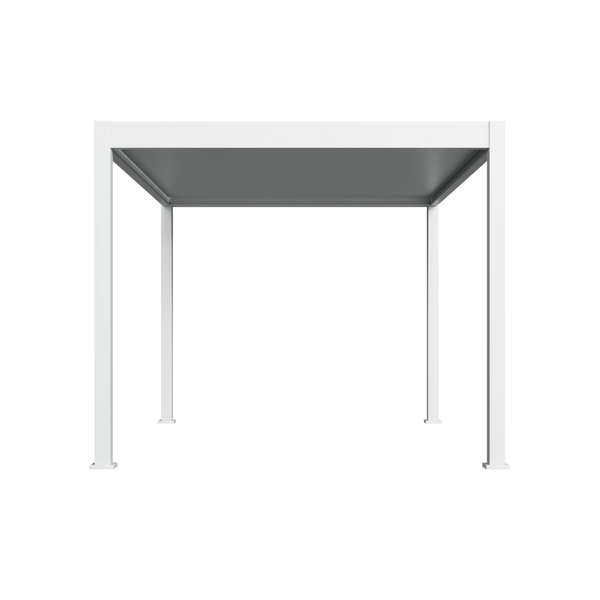 Orion Deluxe vrijstaand lamellen overkapping 300x400 cm handmatig - Wit