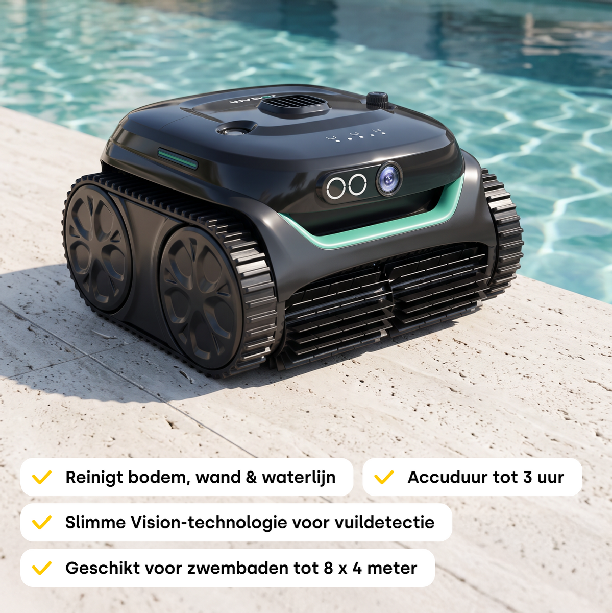 Wybot C2 Pro Vision zwembadrobot