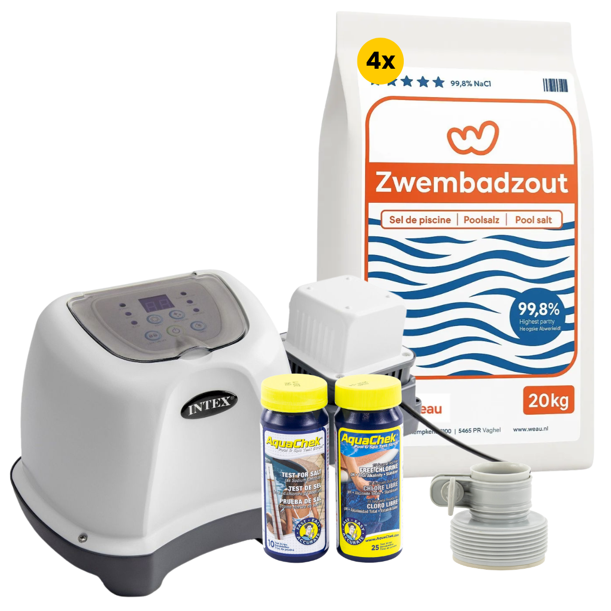 Startset Intex QS400 zoutwatersysteem - tot 17.413 liter