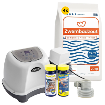 Startset Intex QS400 zoutwatersysteem - tot 17.413 liter