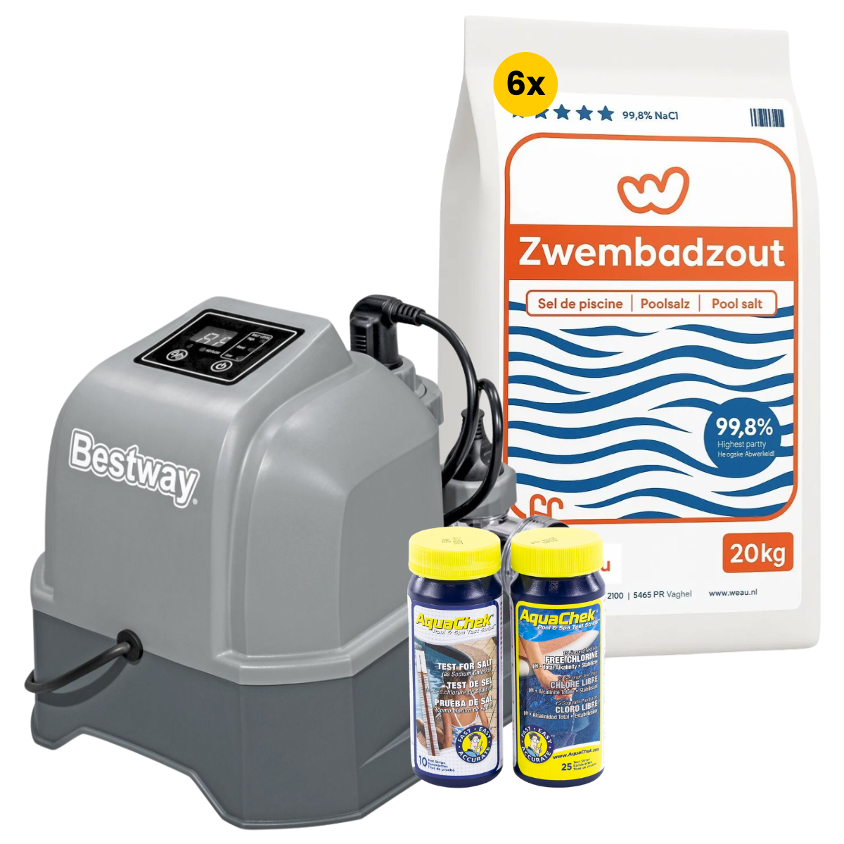 Startset Bestway zoutwatersysteem - tot 26.498 liter