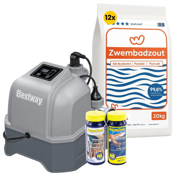 Startset Bestway zoutwatersysteem - tot 56.775 liter