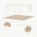 Swim Essentials Essence grondzeil - 400 x 200 cm - Zand