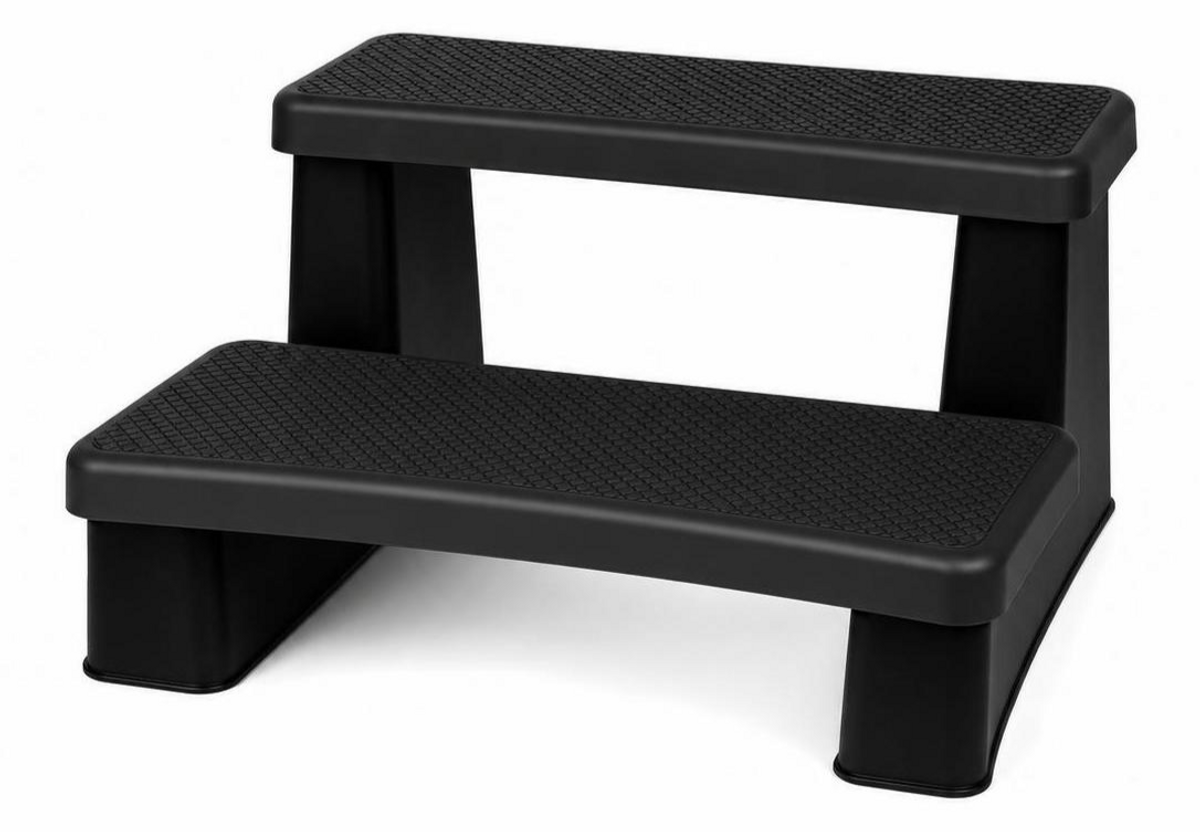 W'eau mini spa trap - Zwart