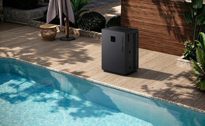 AQS Nova Vertical Full Inverter zwembad warmtepomp - 10kw