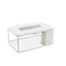 STAY Fogo Rectangular vuurtafel - White