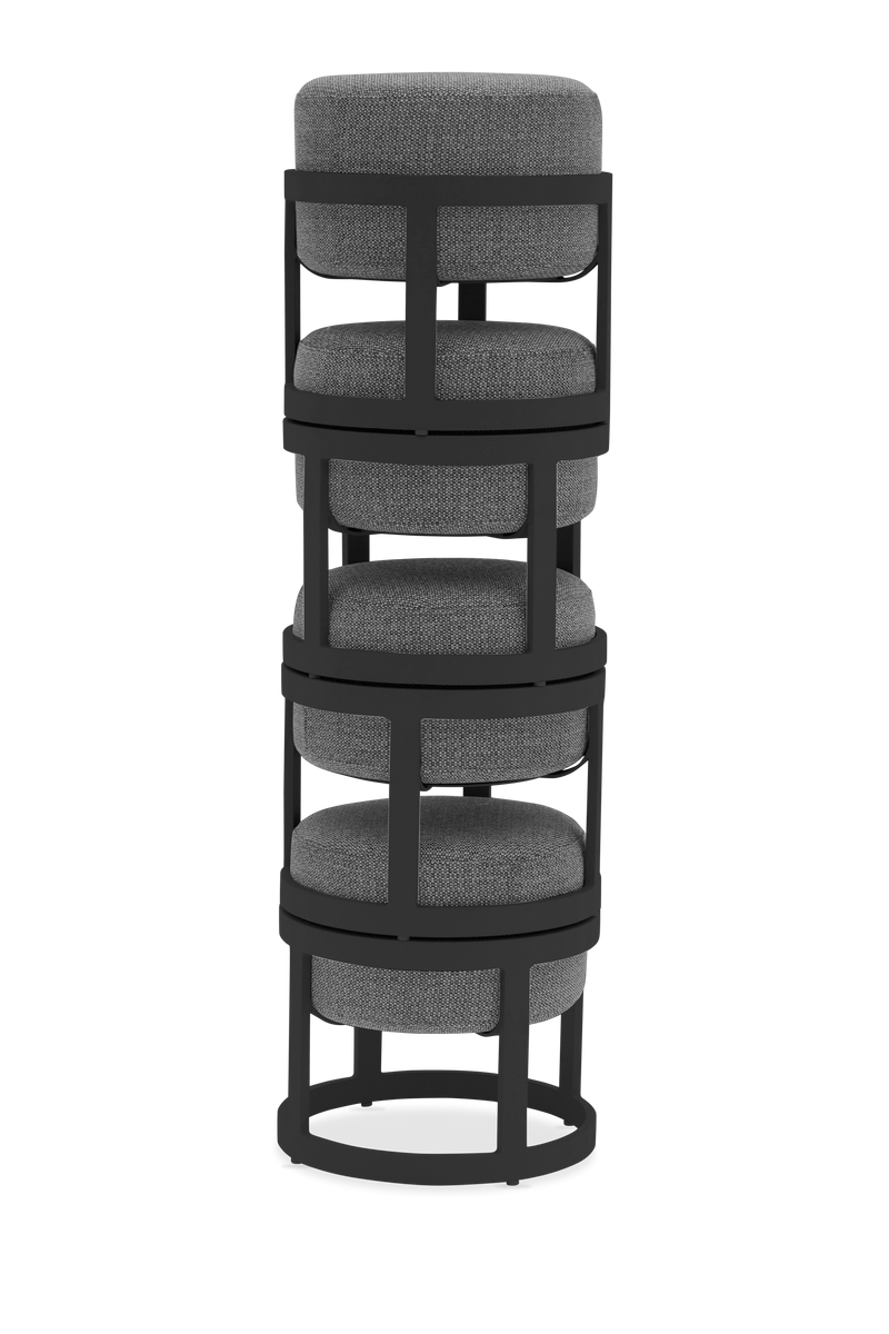 STAY Compact tuinpoef set van 5 - Dark grey / charcoal frame