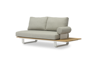 STAY Natural Double loungebank - White / light grey